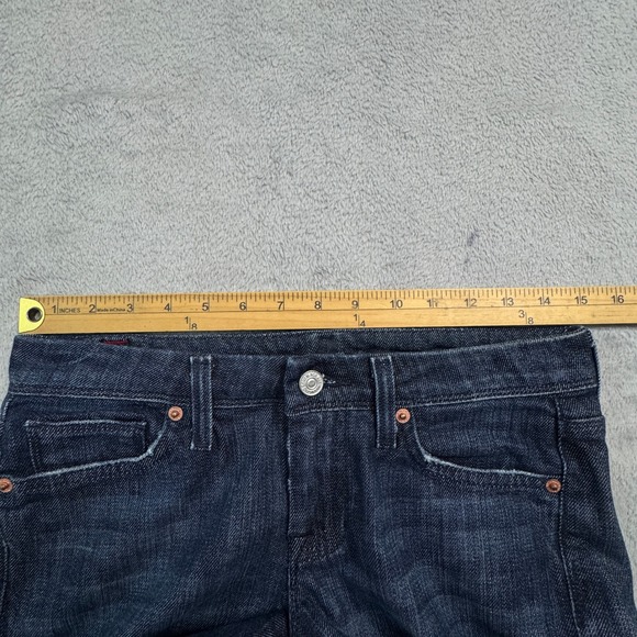 7 For All Mankind Flynt Bootcut Dark Wash Jeans Women's Size 26 Great Condition! - Picture 9 of 9